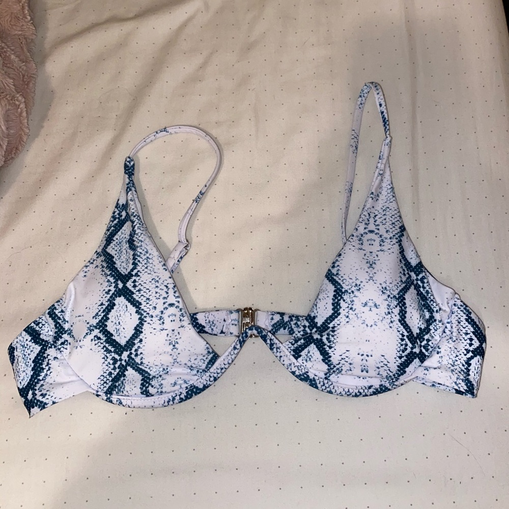 snakeskin bikini set